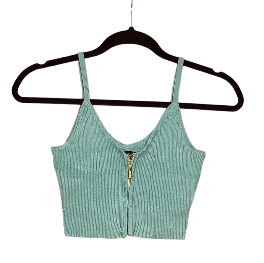 Crop Top, M/L, Blue